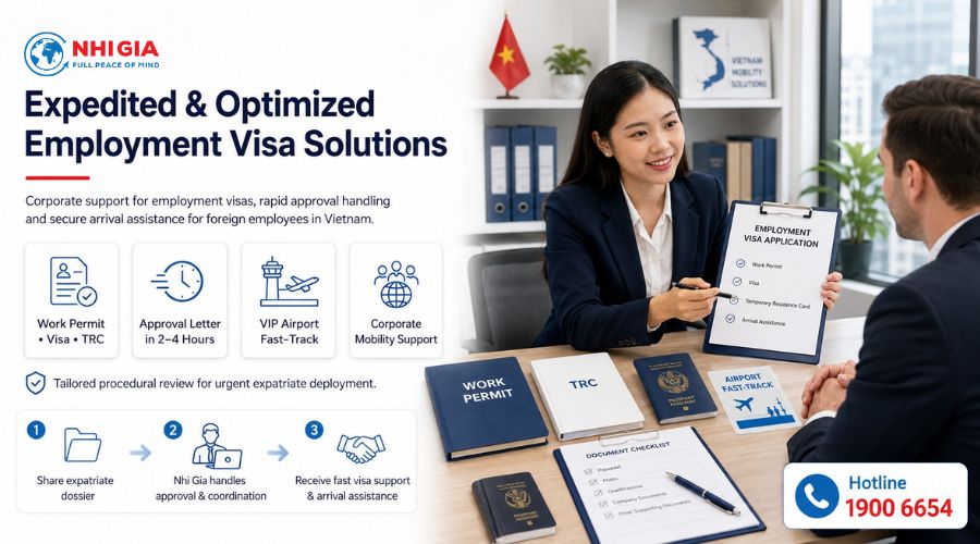 Expedited and Optimized Employment Visa Solutions by Nhi Gia