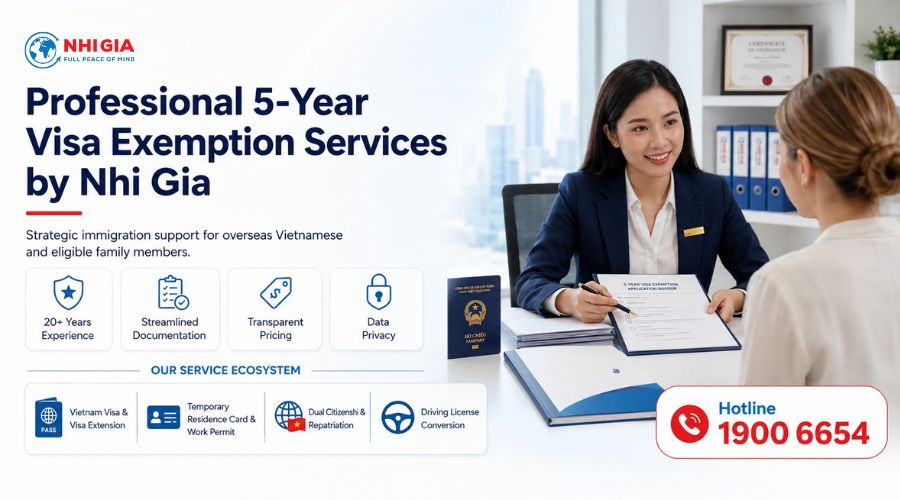 Professional 5-Year Visa Exemption Services by Nhi Gia