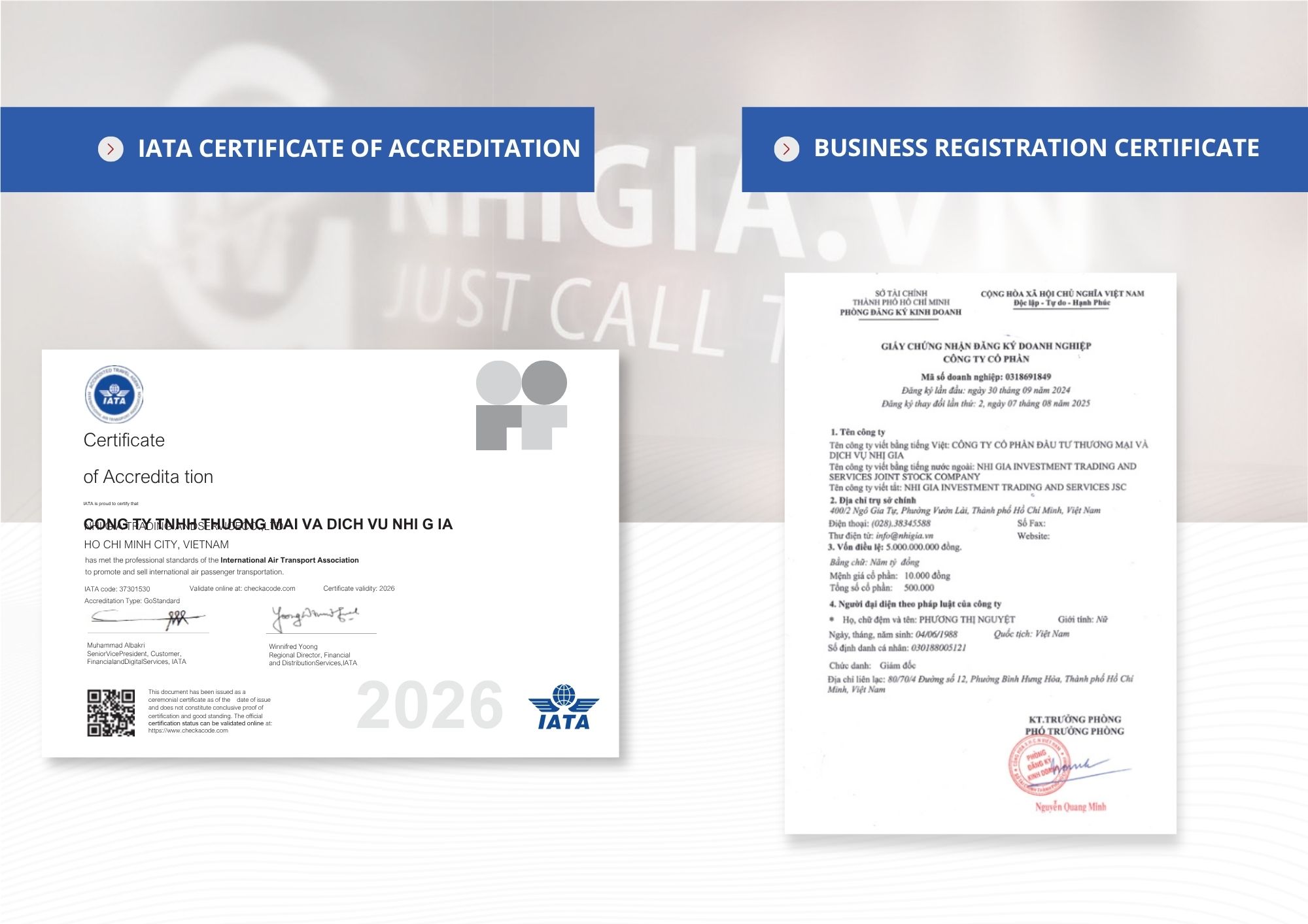 CERTIFICATIONS & LICENSES