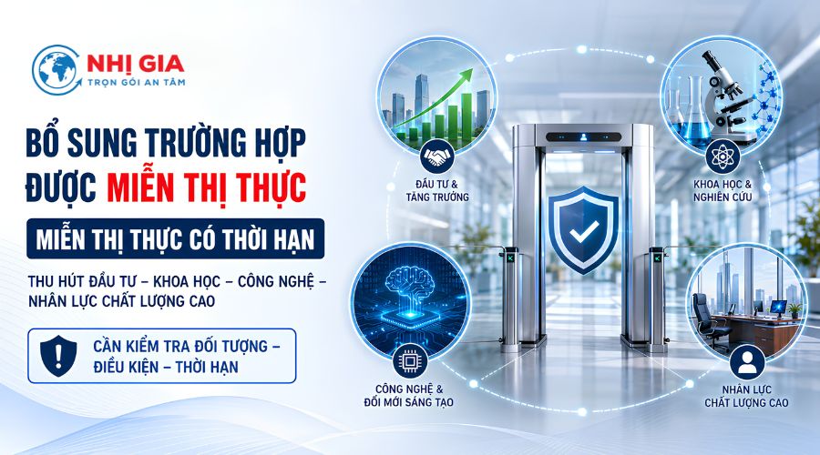 Bổ sung trường hợp được miễn thị thực