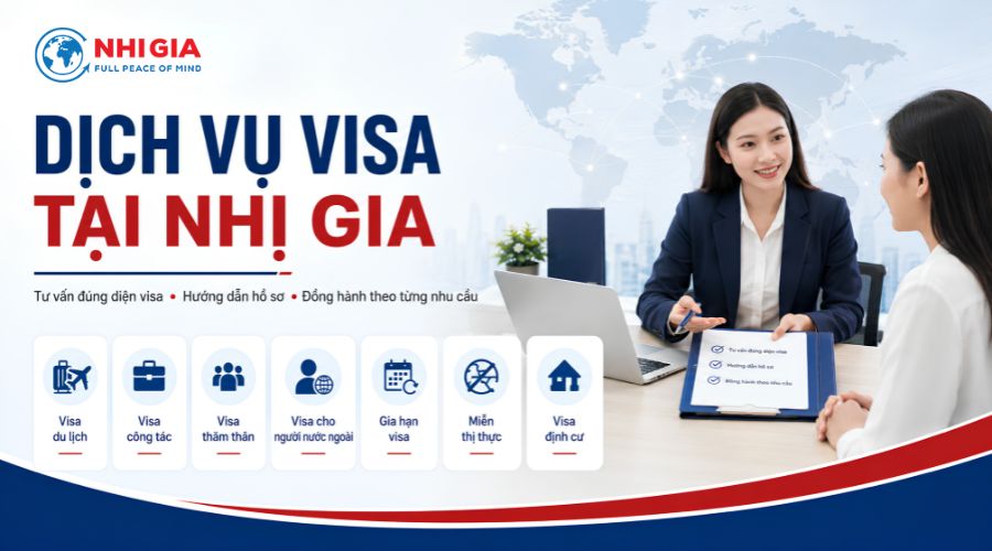 Dịch vụ visa tại Nhị Gia