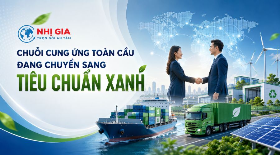 Chuỗi cung ứng toàn cầu đang chuyển sang tiêu chuẩn xanh