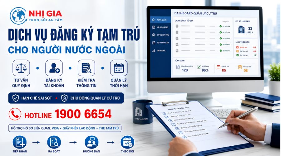 Dịch vụ đăng ký tạm trú cho người nước ngoài