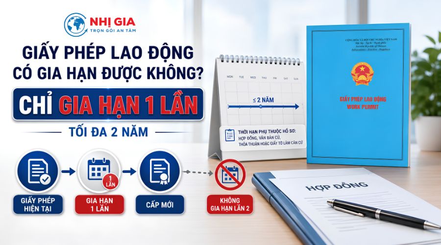 Giấy phép lao động có gia hạn được không?