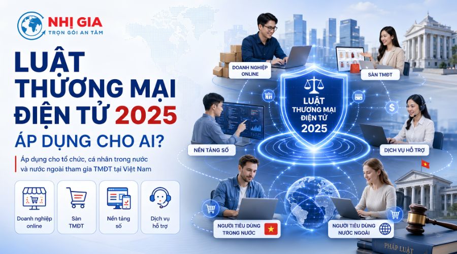 Luật Thương mại điện tử 2025 áp dụng cho ai?