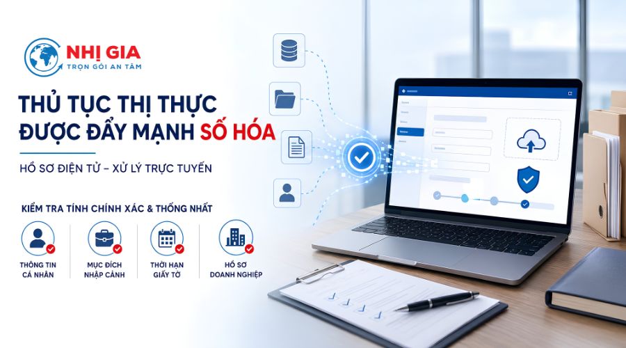 Thủ tục thị thực và thị thực điện tử được đẩy mạnh số hóa