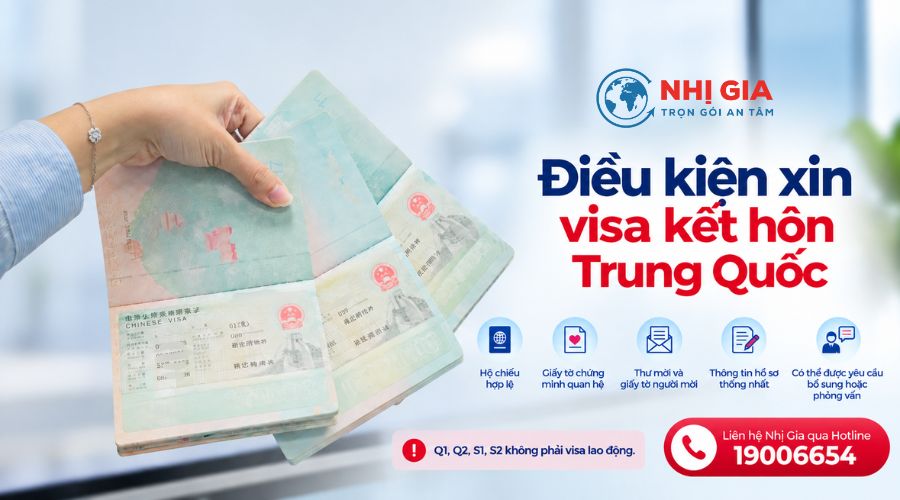 Điều kiện xin visa kết hôn Trung Quốc
