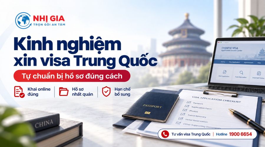 Kinh nghiệm xin visa Trung Quốc