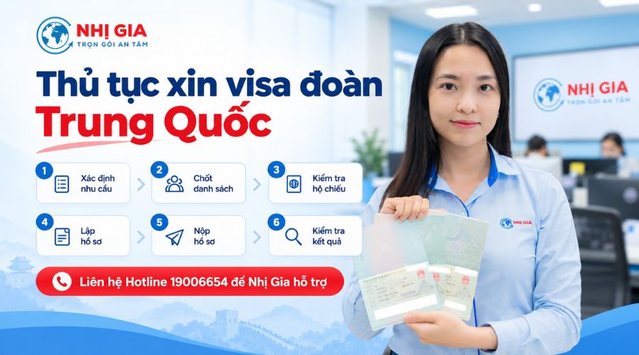 Thủ tục xin visa đoàn Trung Quốc