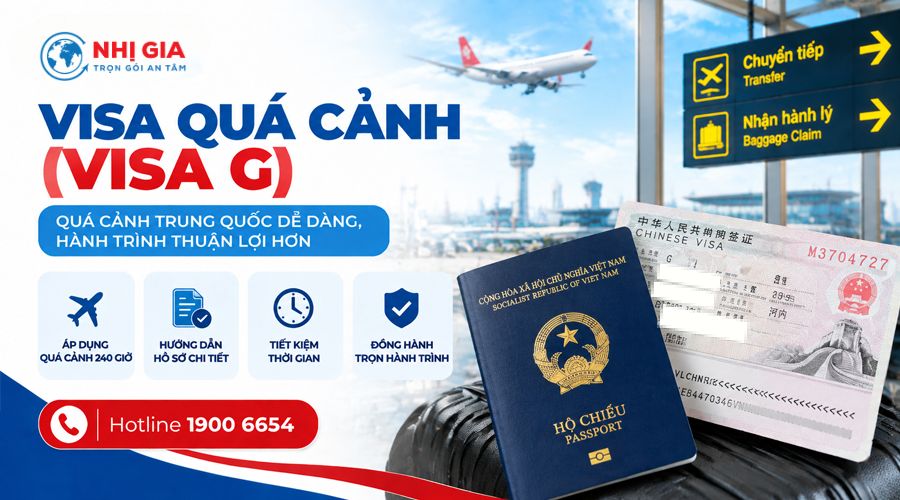 Visa quá cảnh (Visa G) Trung Quốc
