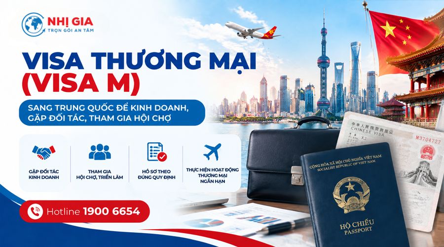 Visa Thương mại (Visa M) Trung Quốc