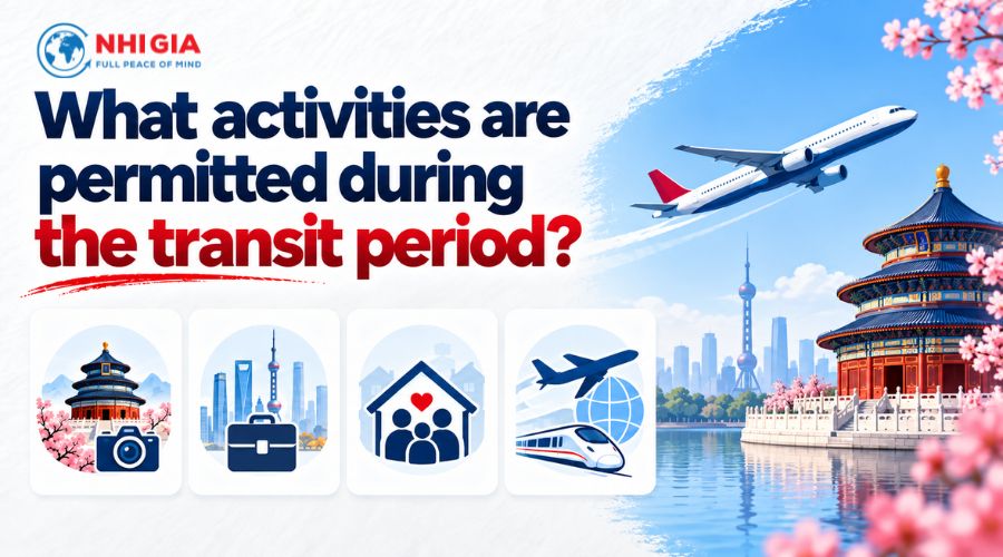 What activities are permitted during the transit period?