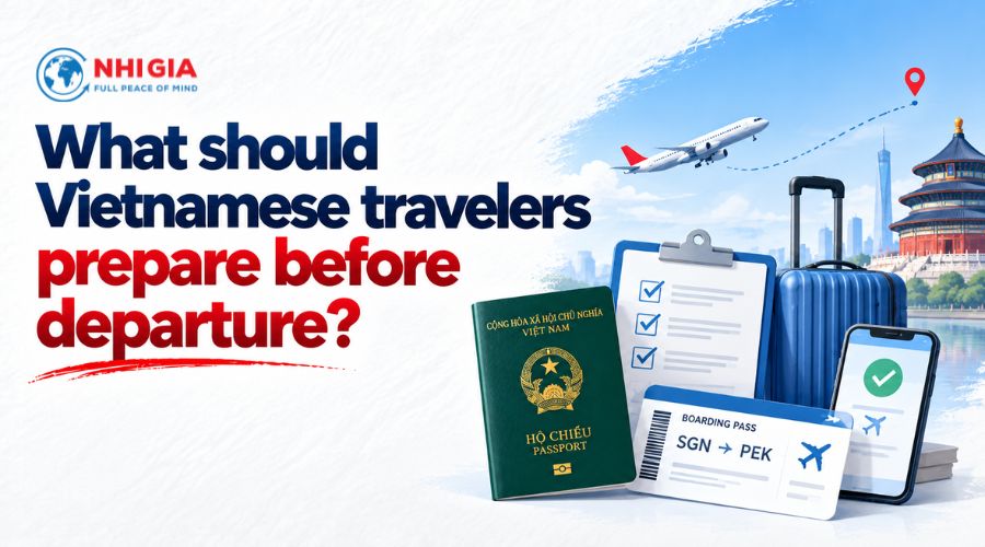 What should Vietnamese travelers prepare before departure?