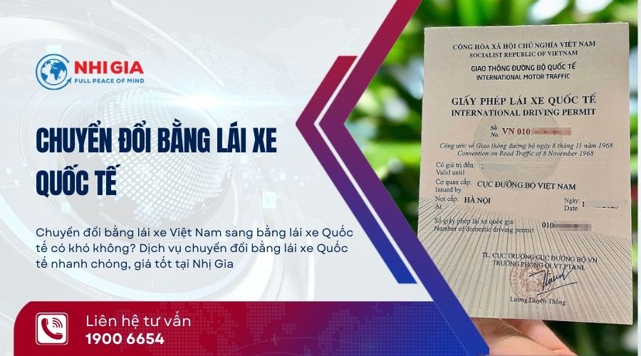 Chuyển đổi bằng lái xe quốc tế