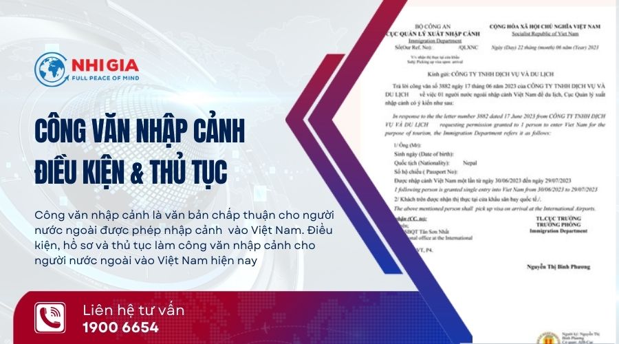 Công văn nhập cảnh