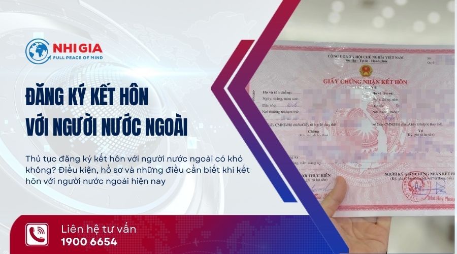 Đăng ký kết hôn với người nước ngoài