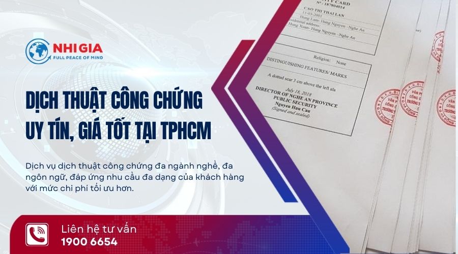 Dịch Thuật công chứng