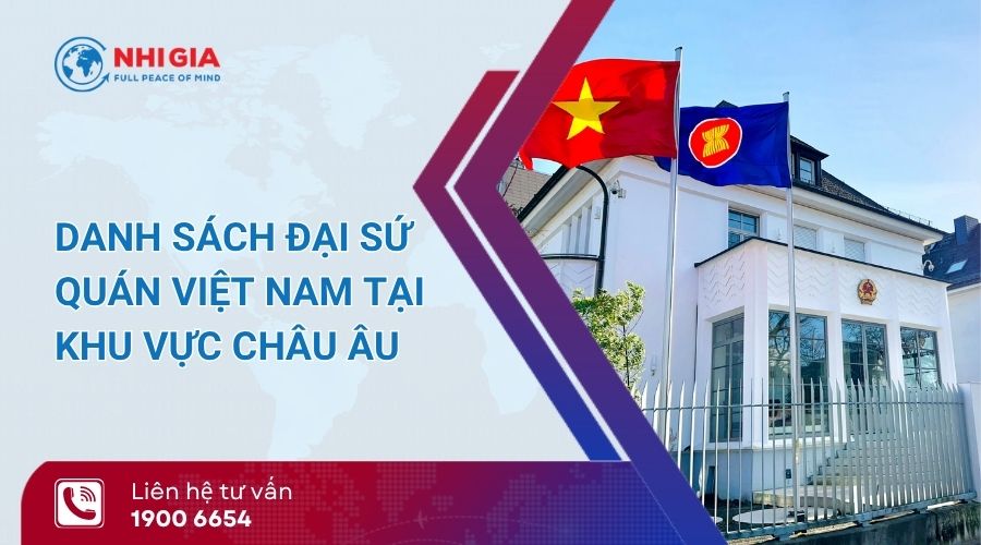 đại sứ quán việt nam tại châu âu​