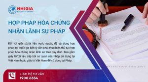 hợp pháp hóa chứng nhận lãnh sự Pháp