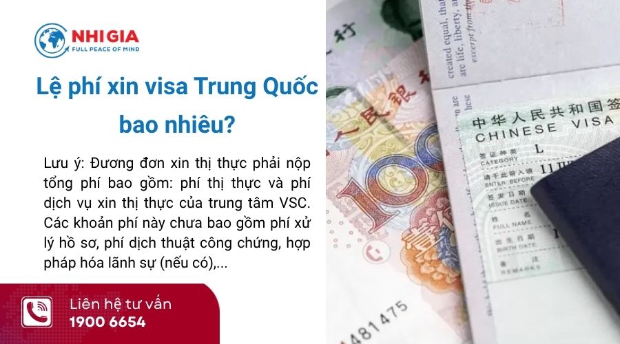 Lệ phí xin visa Trung Quốc bao nhiêu?