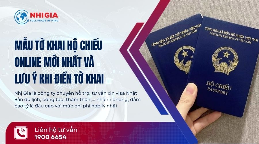 tờ khai điện tử cấp hộ chiếu​