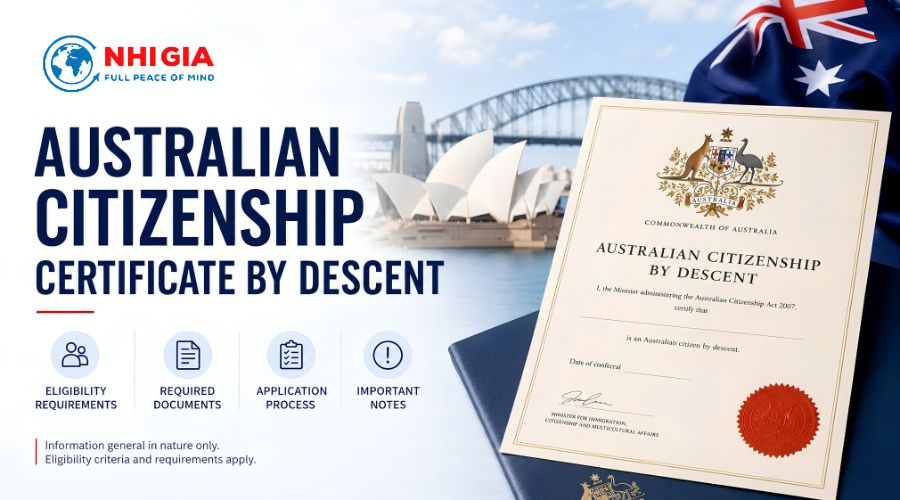 Australian Citizenship Certificate by Descent: Requirements, Documents and Application Process