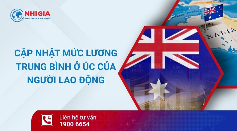 lương trung bình ở úc​