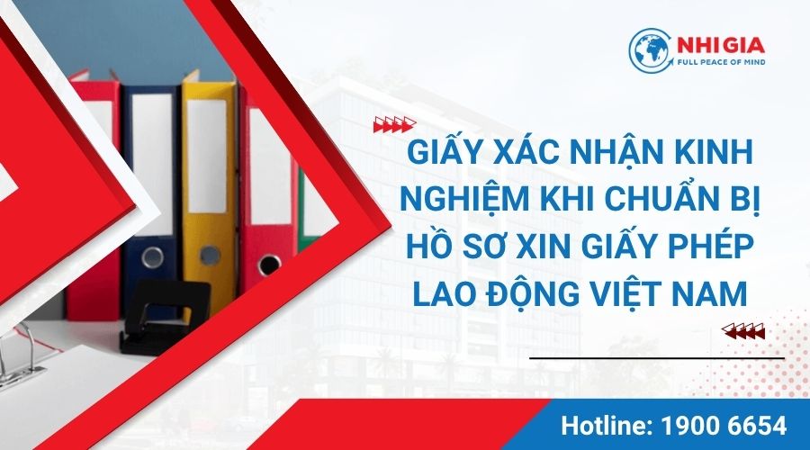 chứng nhận kinh nghiệm làm giấy phép lao động