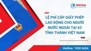 phí làm giấy phép lao động​