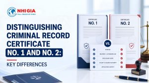 Distinguishing Criminal Record Certificate No. 1 and No. 2: Key Differences
