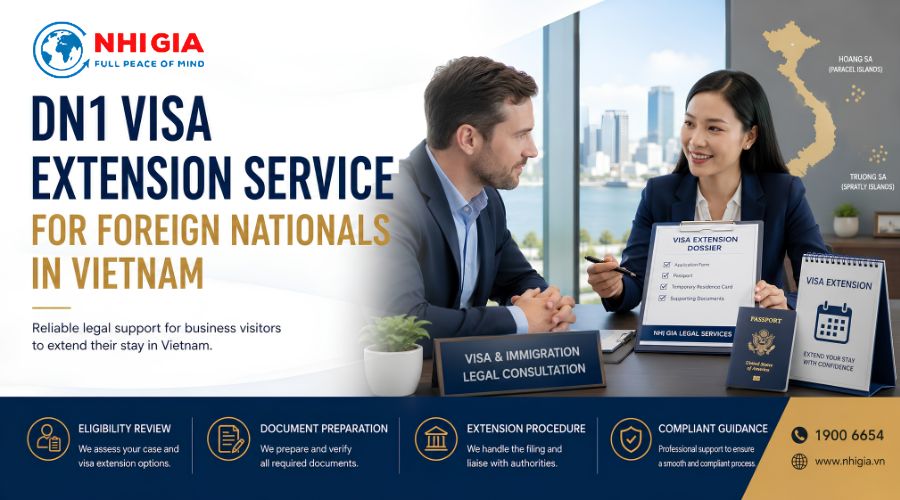 DN1 Visa Extension Service for Foreign Nationals in Vietnam