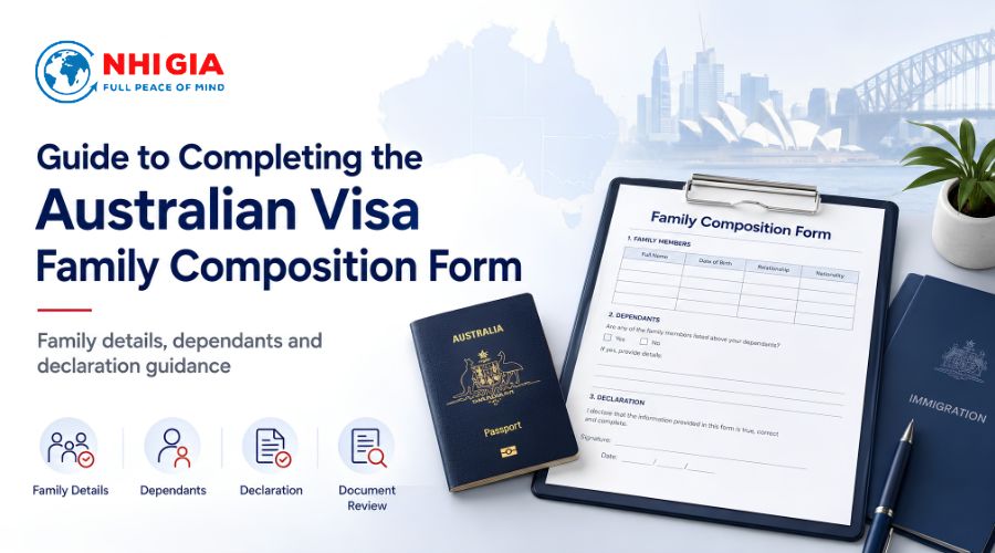 Guide to Completing the Australian Visa Family Composition Form in 2026