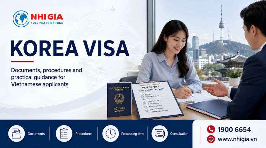 Korea Visa: Documents, Procedures, Fees and Consulting Service by Nhị Gia