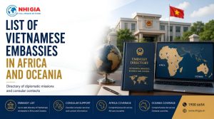 List of Vietnamese Embassies in Africa and Oceania