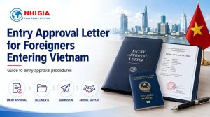 Entry Approval Letter for Foreigners Entering Vietnam