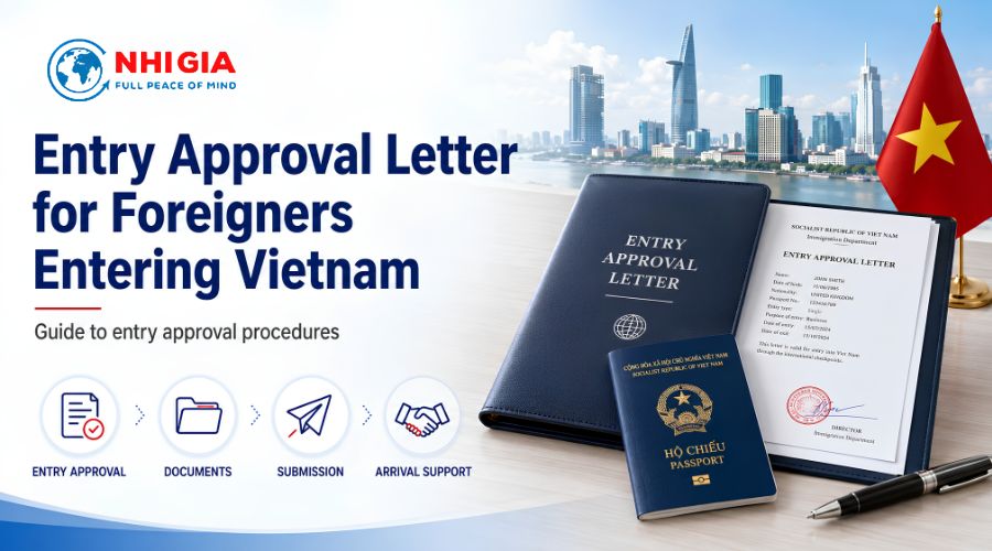 Entry Approval Letter for Foreigners Entering Vietnam