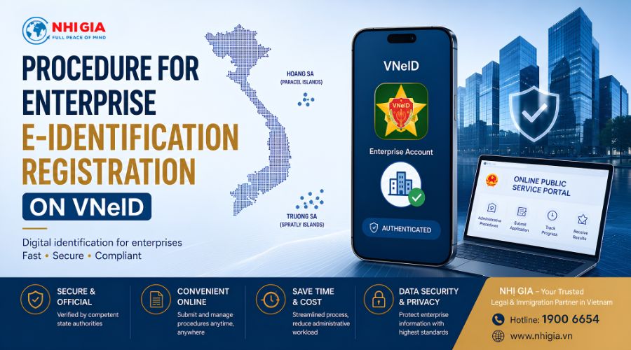 Procedure for Enterprise E-Identification Registration on VNeID