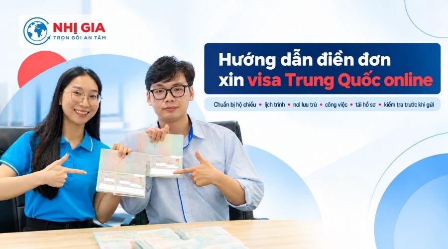 Hướng dẫn điền đơn xin visa Trung Quốc online
