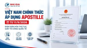 Apostille là gì? Việt Nam áp dụng Công ước Apostille từ 11/9/2026