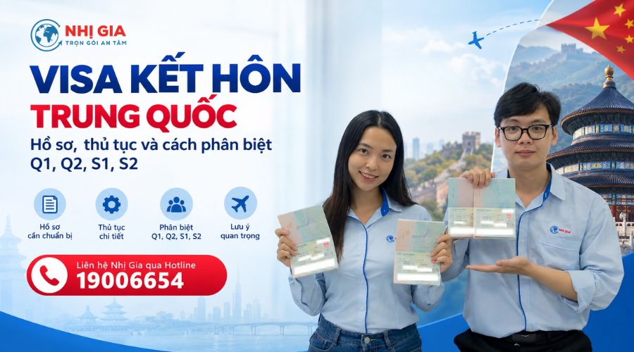 Dịch vụ visa kết hôn Trung Quốc trọn gói