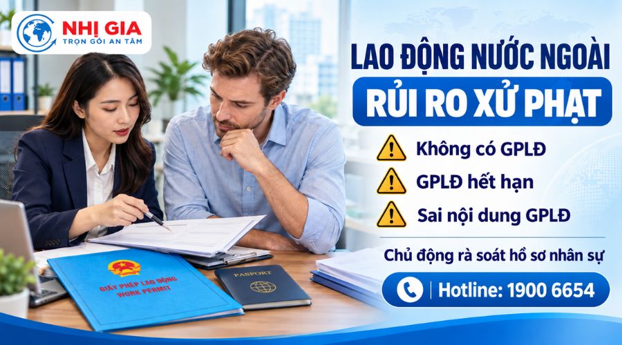 Lao động nước ngoài rủi ro xử phạt