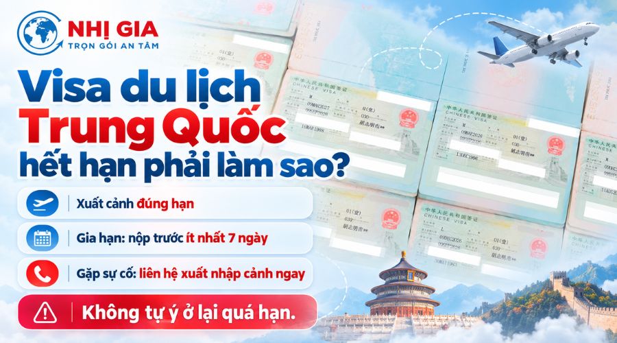 Visa du lịch Trung Quốc hết hạn phải làm sao?